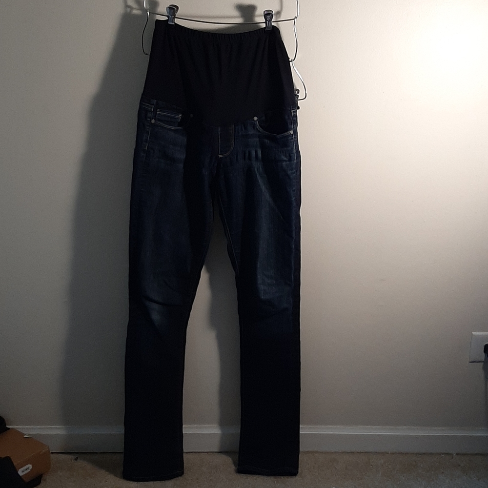 Paige Maternity Denim Blue Jeans